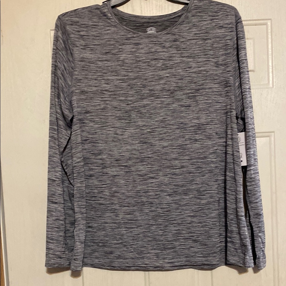 Athletic Works Gray Long‎ Sleeve Tee